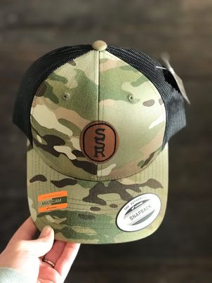 Leather Patch Trucker Hat - more colours and styles available
