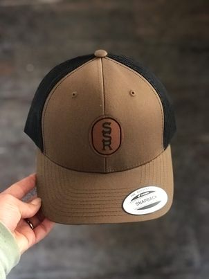 Leather Patch Trucker Hat - more colours and styles available
