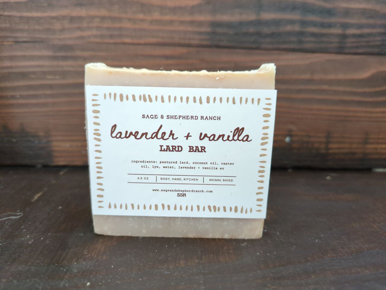 Lard Soap Bar