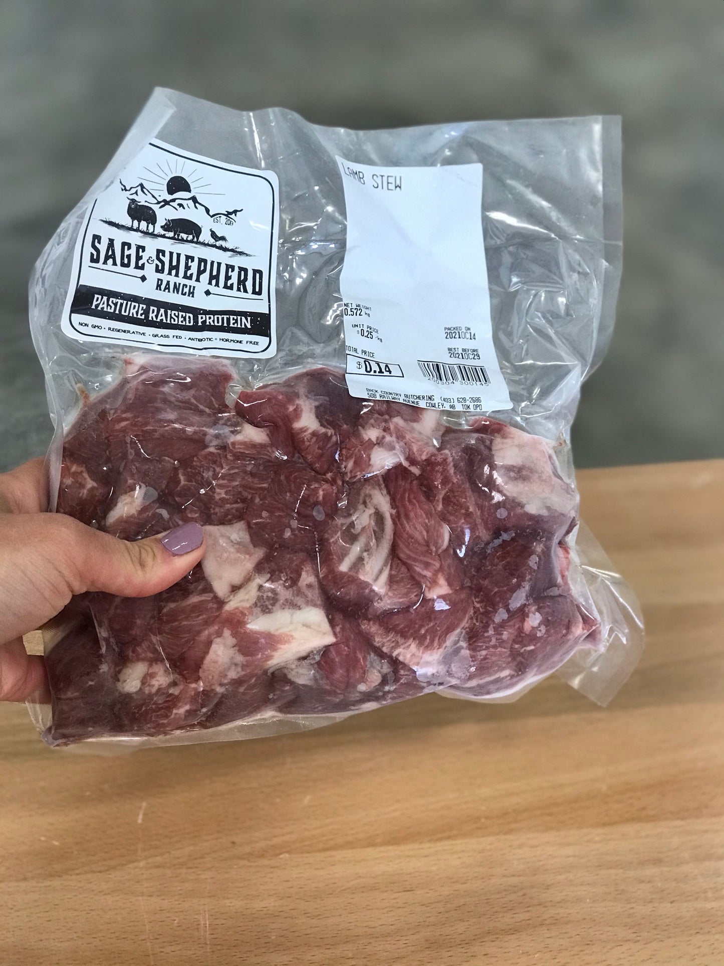 Lamb Stew Cubes