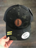Leather Patch Trucker Hat - more colours and styles available
