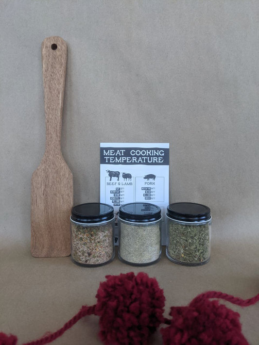 SSR Spice Rub Trio  & Handmade Spatula